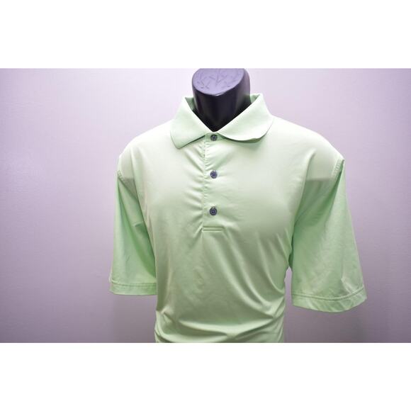 FootJoy Golf Polo Athletic Fit Green Dry Fitting Golf Shirt Mens Size Large - Picture 5 of 8
